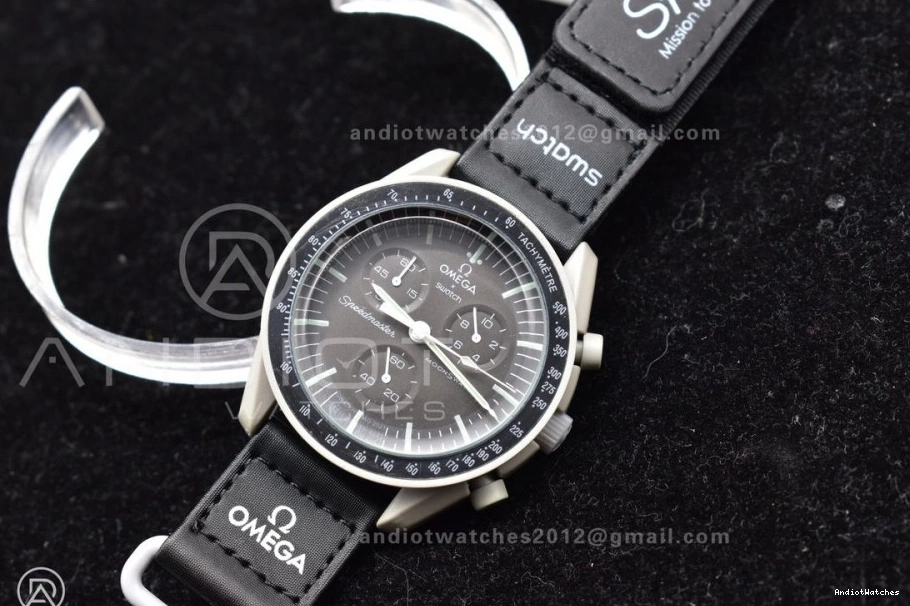 Swatch Omega Nylon The Bioceramic Moon Quartz 1184 to on x Vibrant Moonwatch Mission Strap 0519